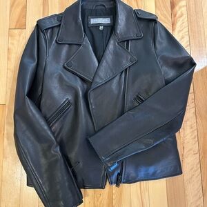 Bagatelle black genuine Leather Jacket